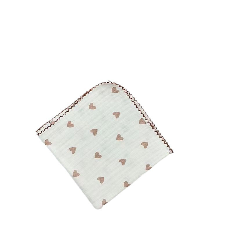 Cotton Yarn Baby Face Towel Milk Towel Baby Feeding Saliva Towel Handkerchief