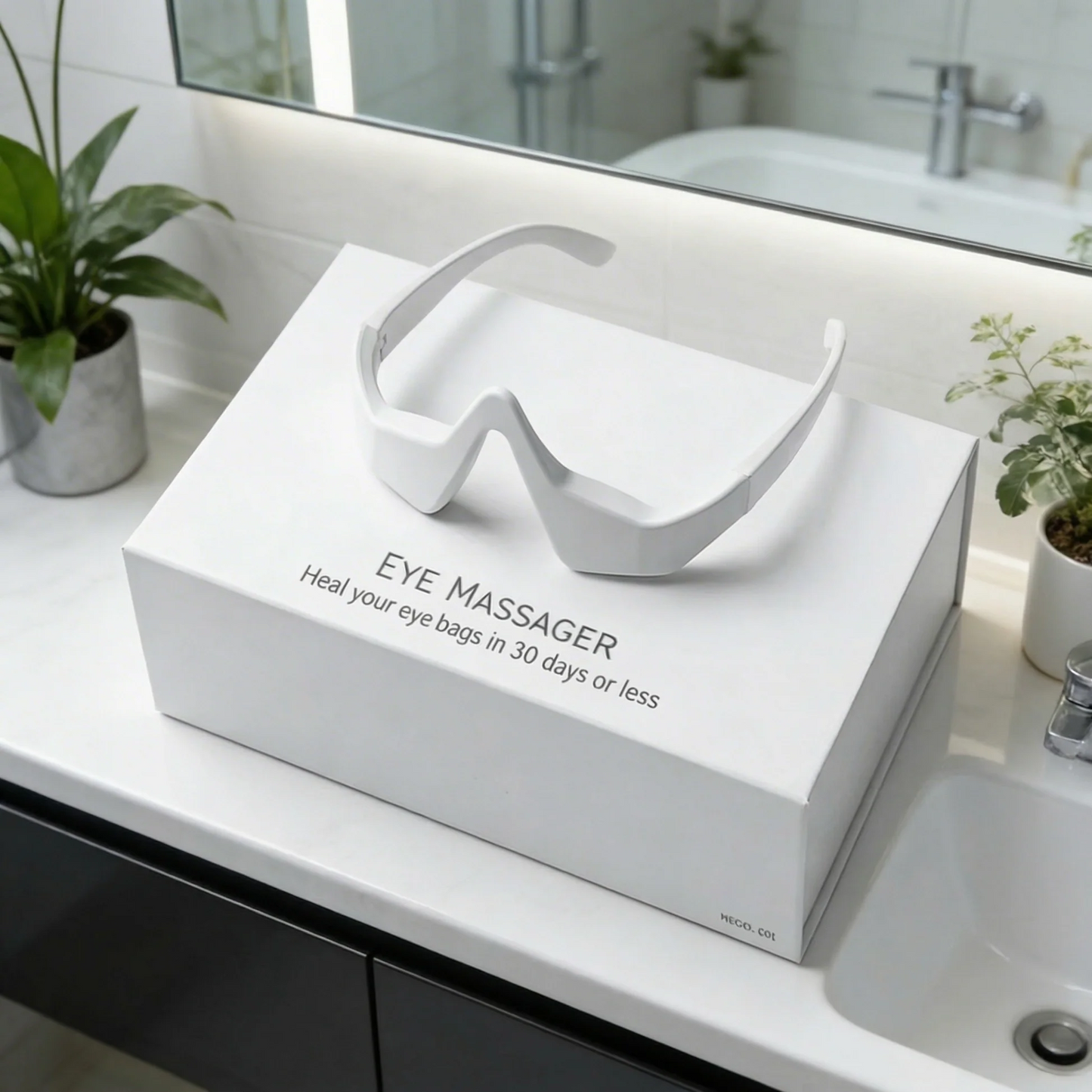 Red Light Therapy & Microcurrent Eye Care Glasses – Anti-Aging Under-Eye Rejuvenation Device