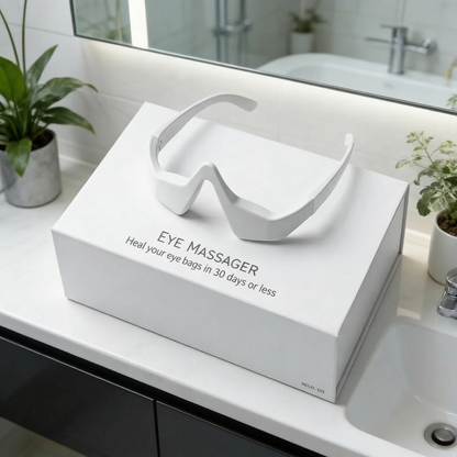 Red Light Therapy & Microcurrent Eye Care Glasses – Anti-Aging Under-Eye Rejuvenation Device